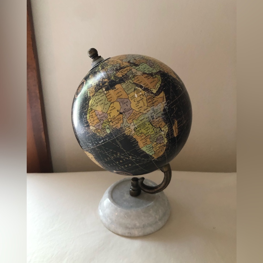 Globe Decoration with Marble Base